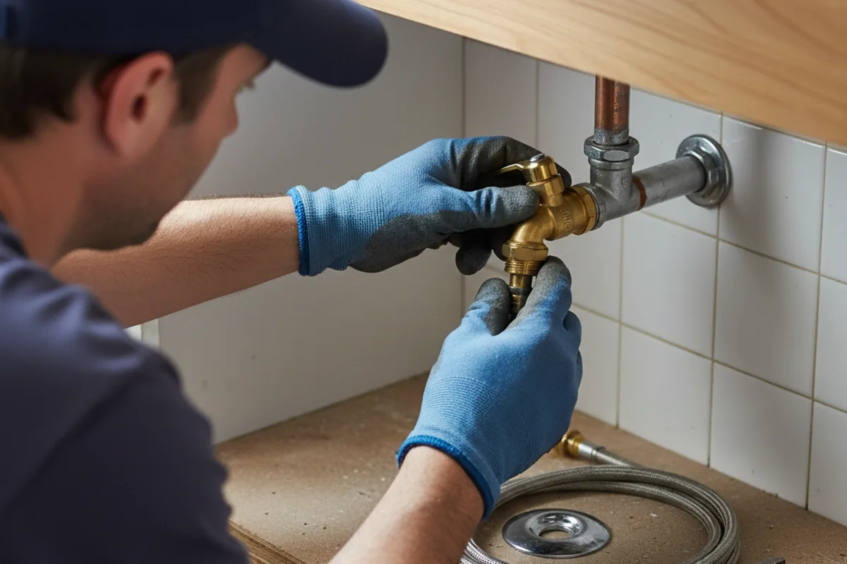 Shutoff valve and fitting work during Emergency Plumbing in Fishkill